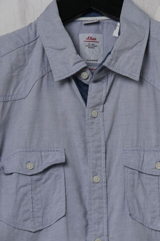 s.Oliver Button Up Shirt in M in Grey