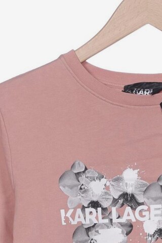 Karl Lagerfeld Sweatshirt & Zip-Up Hoodie in S in Pink