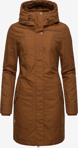 Ragwear Raincoat 'Jannisa' in Brown: front