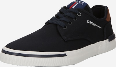 TOM TAILOR Sneaker in beige / navy / weiß, Produktansicht