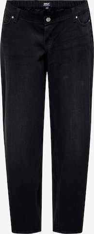 Only Maternity Regular Farkut 'OLMLuma' värissä musta: etupuoli