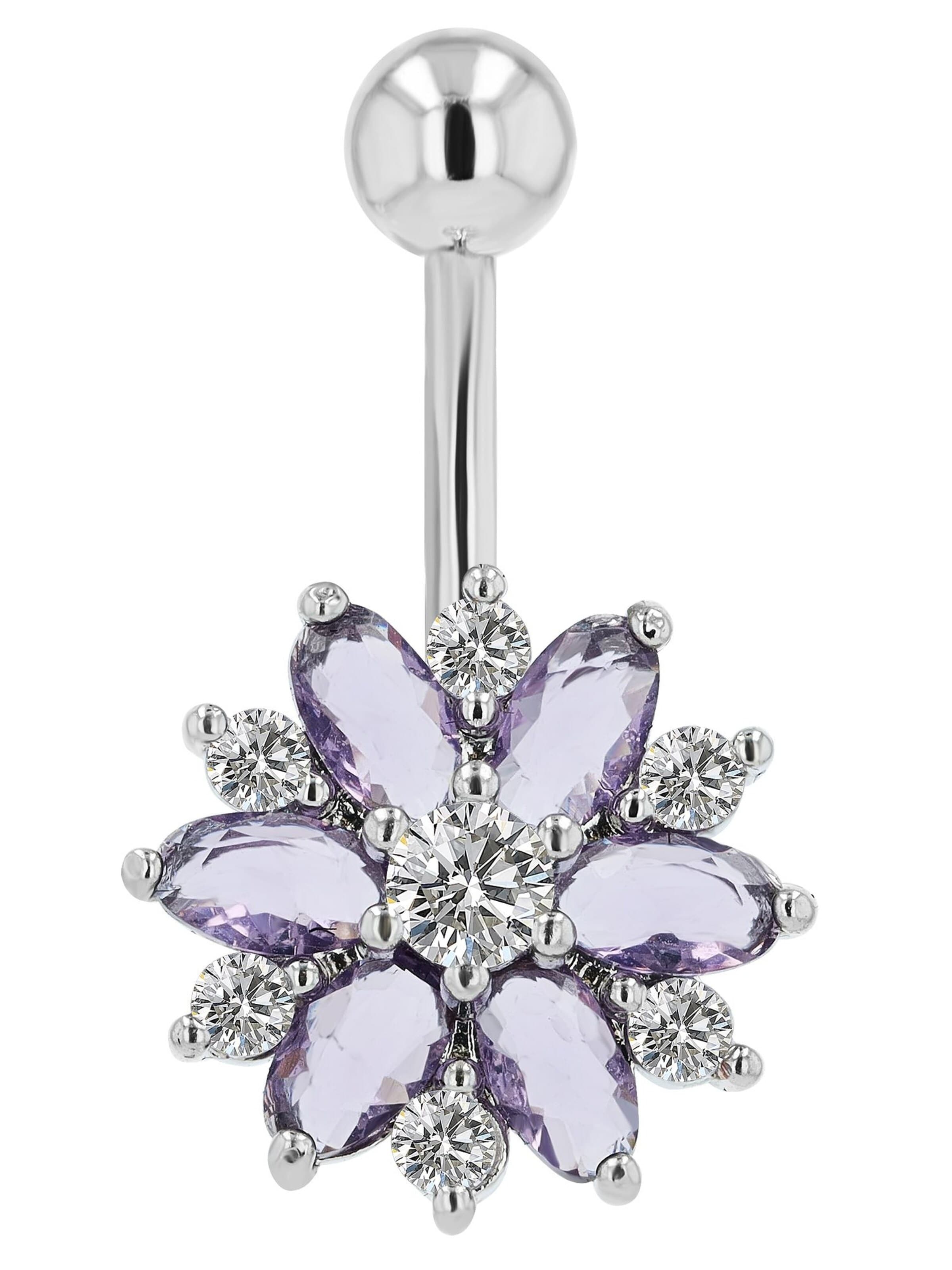 Akzent Piercings 'Nox, hautverträglich' in Silver: front