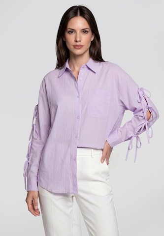 Chemisier Usha en violet
