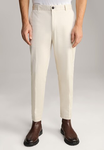 Coupe slim Pantalon chino 'Hank' JOOP! en beige : devant