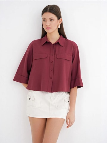 MixRay Bluse in Rot