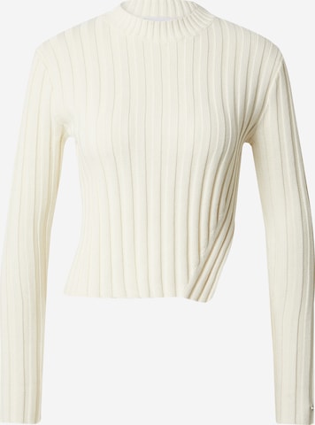 Pullover di Calvin Klein in bianco: frontale