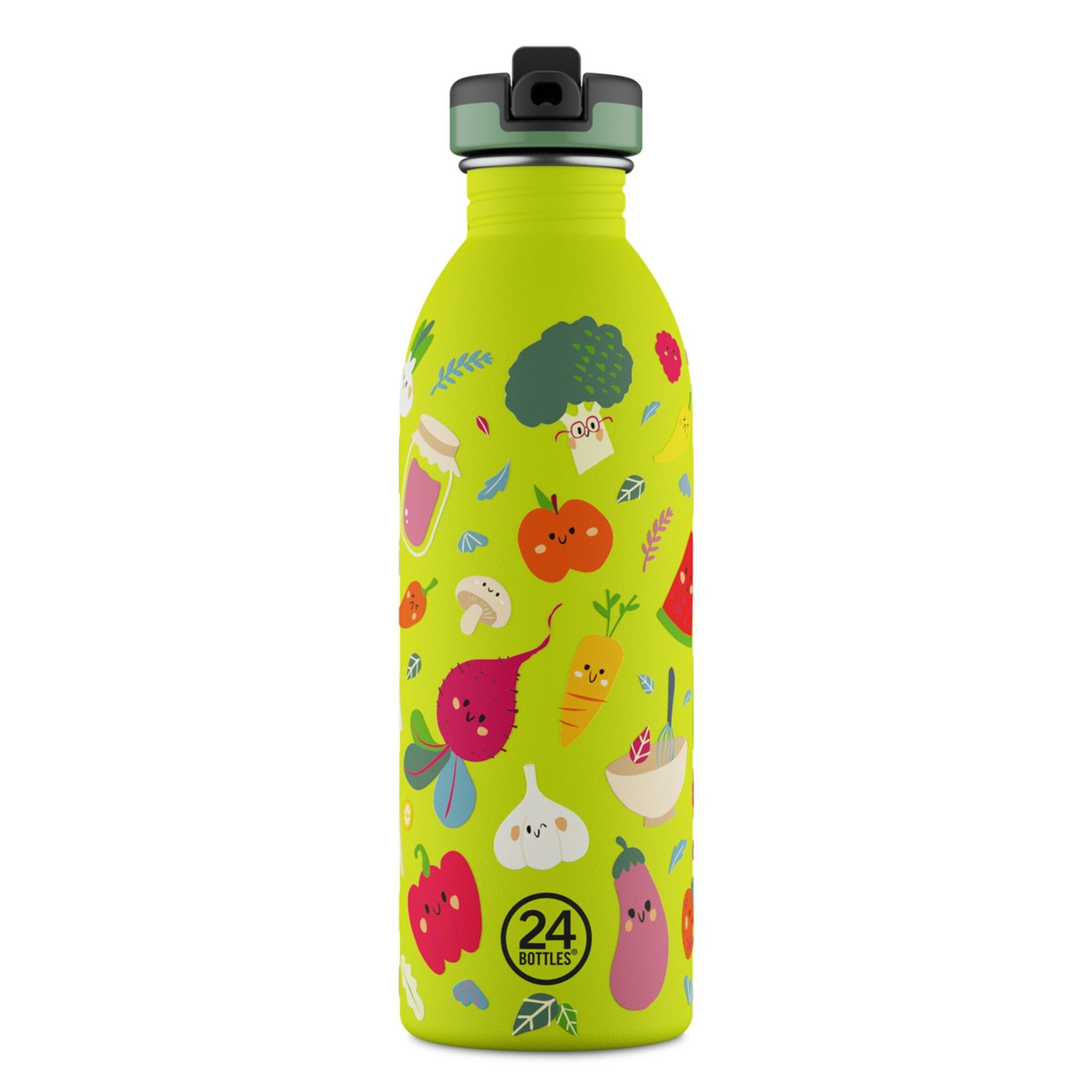 Gourdes 'Kids Urban' 24Bottles en vert : devant