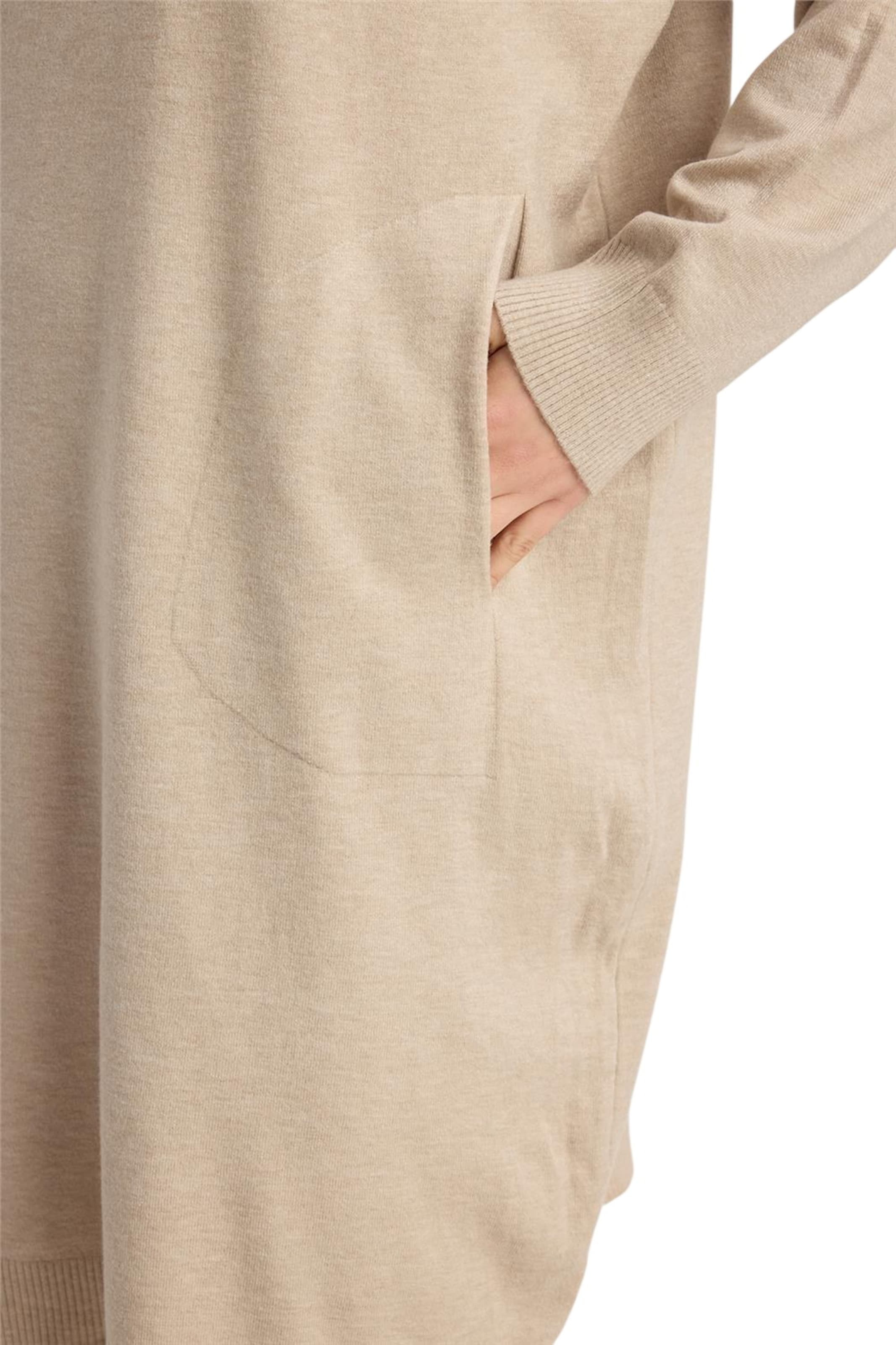 HOME STORE Gebreide jurk in Beige