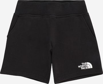 THE NORTH FACE Regular Workout Pants in Black: front