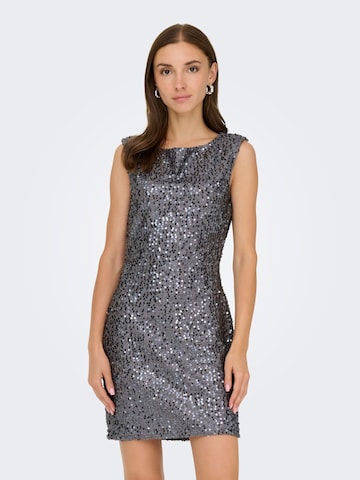 JDY Cocktail dress 'TINA' in Grey: front