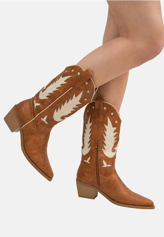 Stivale da cowboy di Salinyang in beige