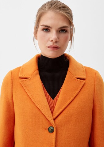 s.Oliver Between-Seasons Coat in Orange