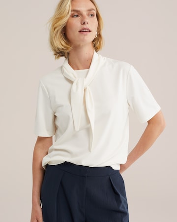 Maglietta di WE Fashion in bianco: frontale
