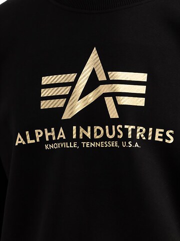 ALPHA INDUSTRIES Sweatshirt 'Basic' in Black