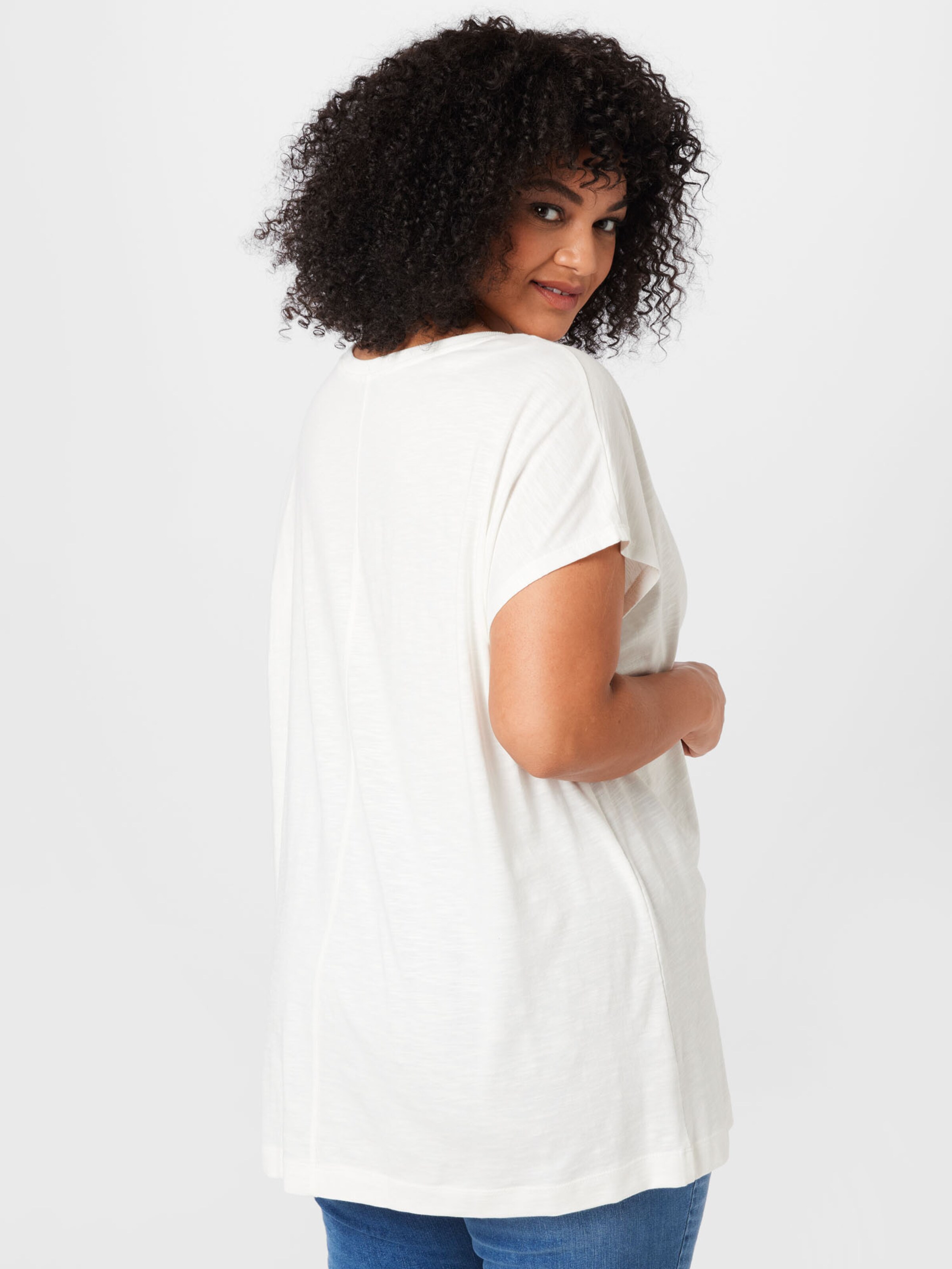Frauen Shirts & Tops Esprit Curves T-Shirt in Offwhite - XL98419 Frauen Shirts & Tops Esprit Curves T-Shirt in Offwhite - XL98419
