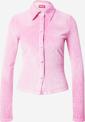 Camicia da donna 'AMUSE' di DIESEL in rosa: frontale