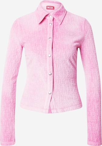 DIESEL - Blusa 'AMUSE' en rosa: frente