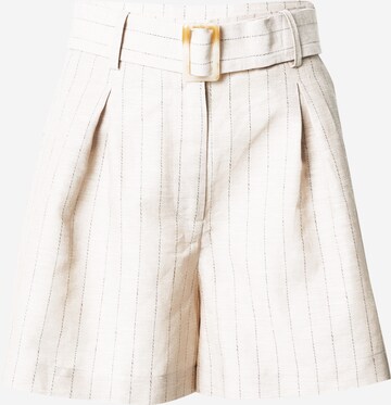 regular Pantaloni con pieghe 'Tara ' di ABOUT YOU x Iconic by Tatiana Kucharova in beige: frontale