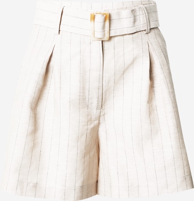 Pantaloni con pieghe 'Tara ' ABOUT YOU x Iconic by Tatiana Kucharova di colore beige / nero, Visualizzazione prodotti