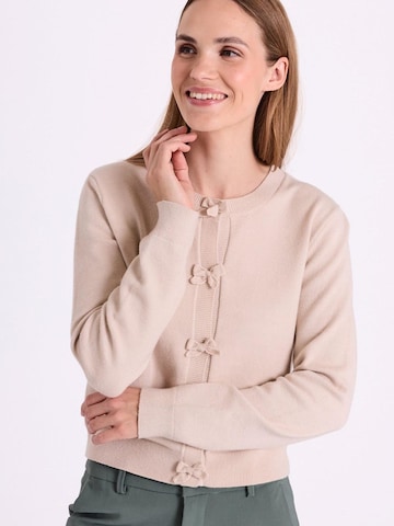 Freequent Knit cardigan 'FQTessa ecru' in Beige