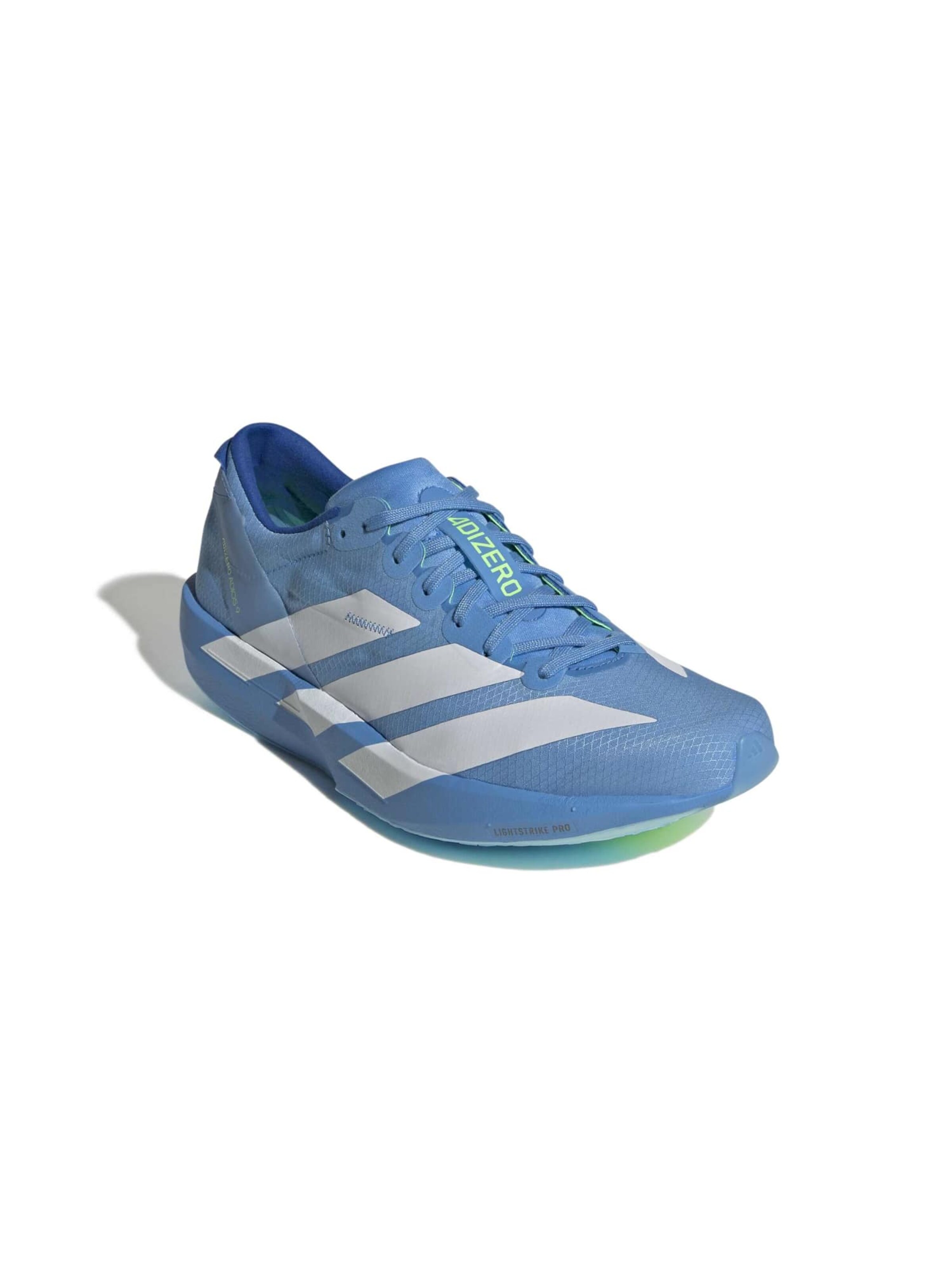 ADIDAS PERFORMANCE Chaussure de course 'ADIZERO ADIOS 9' en bleu denim / blanc cassé, Vue avec produit