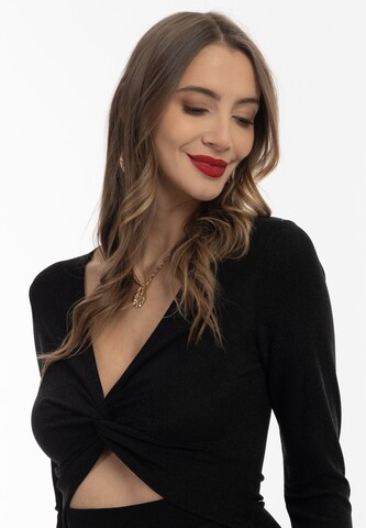 Robe de cocktail faina en noir