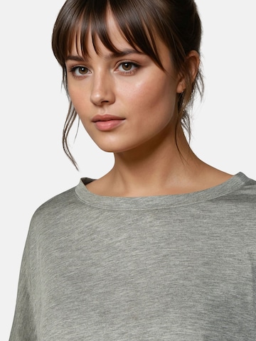 Myjama Pyjamashirt `Cami`,  für gemütliche Nächte oder entspannte Stunden zu Hause in Grau