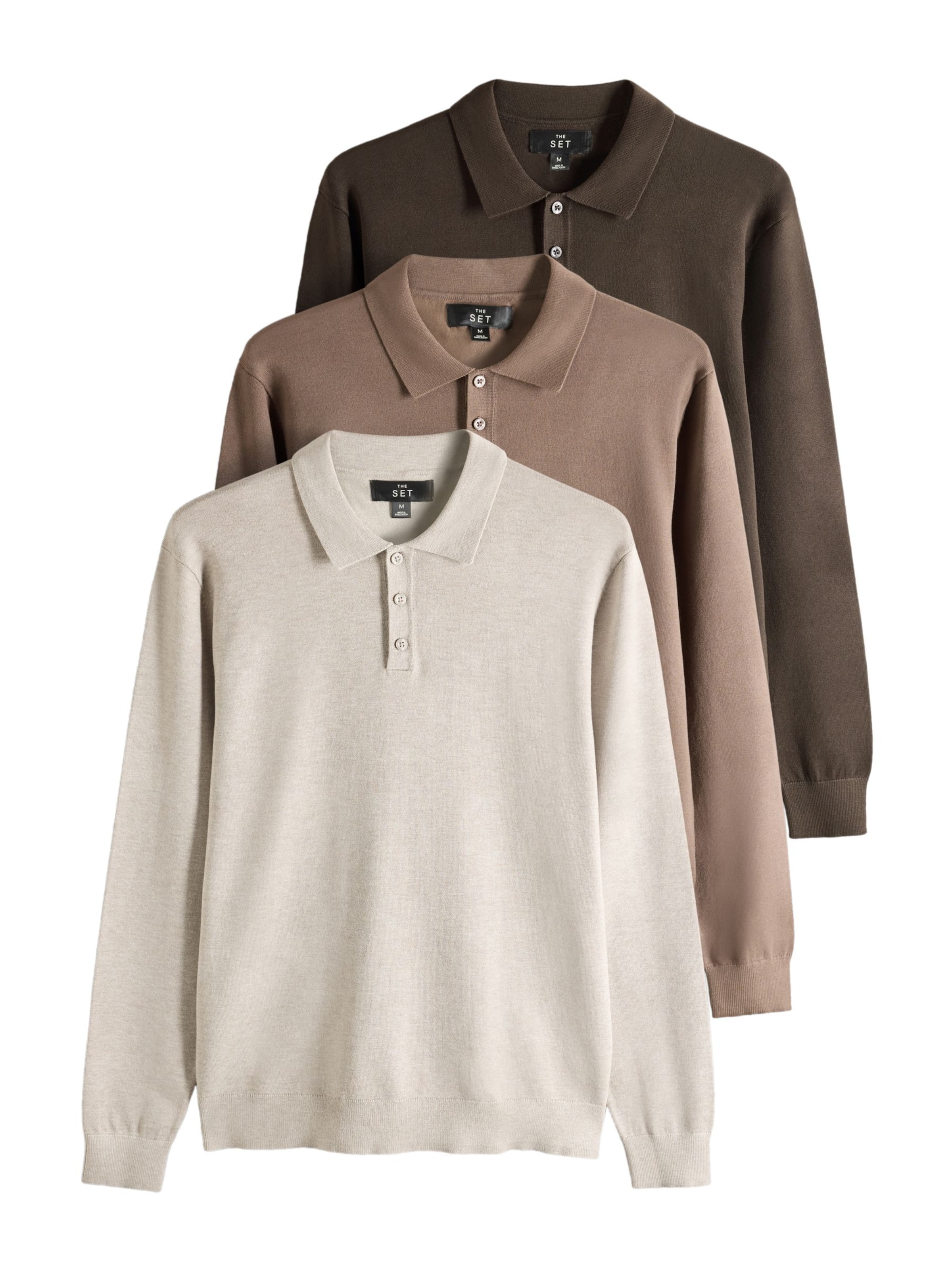 The Set Neulepaita värissä beige: etupuoli