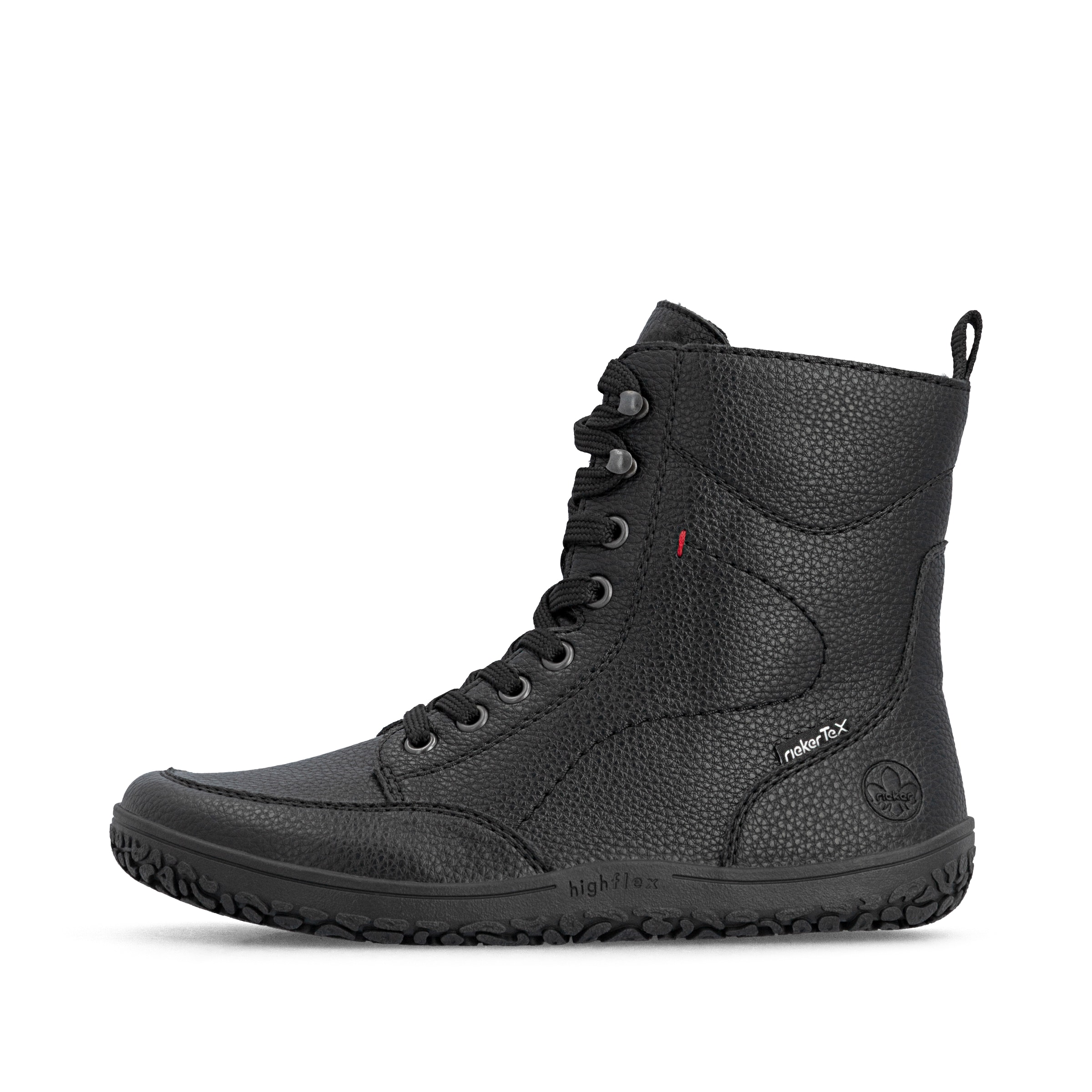 Bottines à lacets Rieker en noir