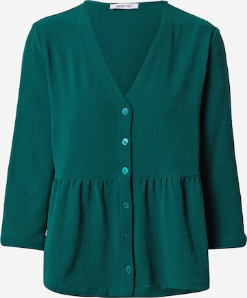 Camicia da donna 'Jayla' di ABOUT YOU in verde: frontale