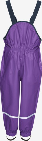 PLAYSHOES Tapered Functionele broek in Lila: voorkant