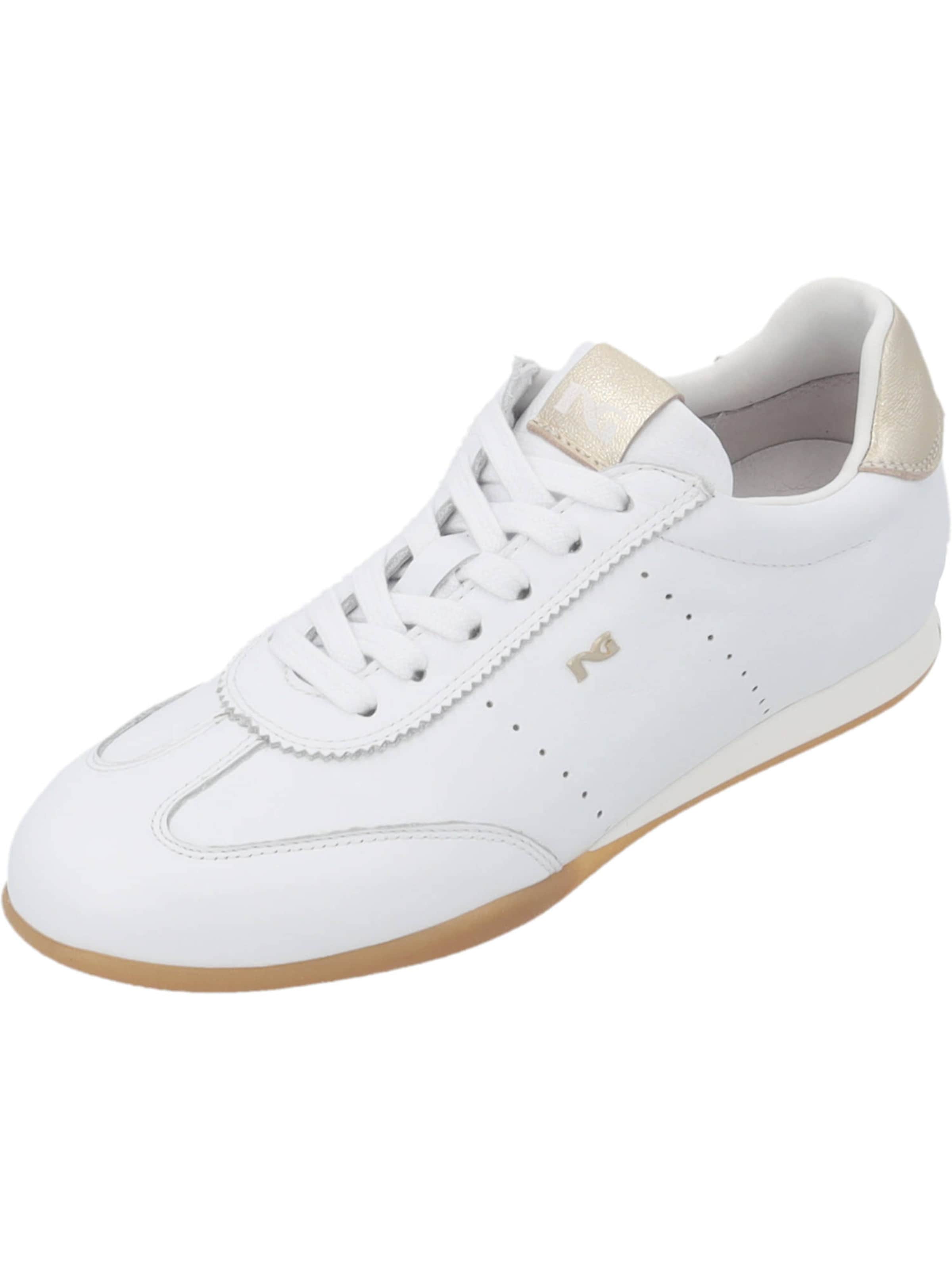Nero Giardini Platform trainers in White: front