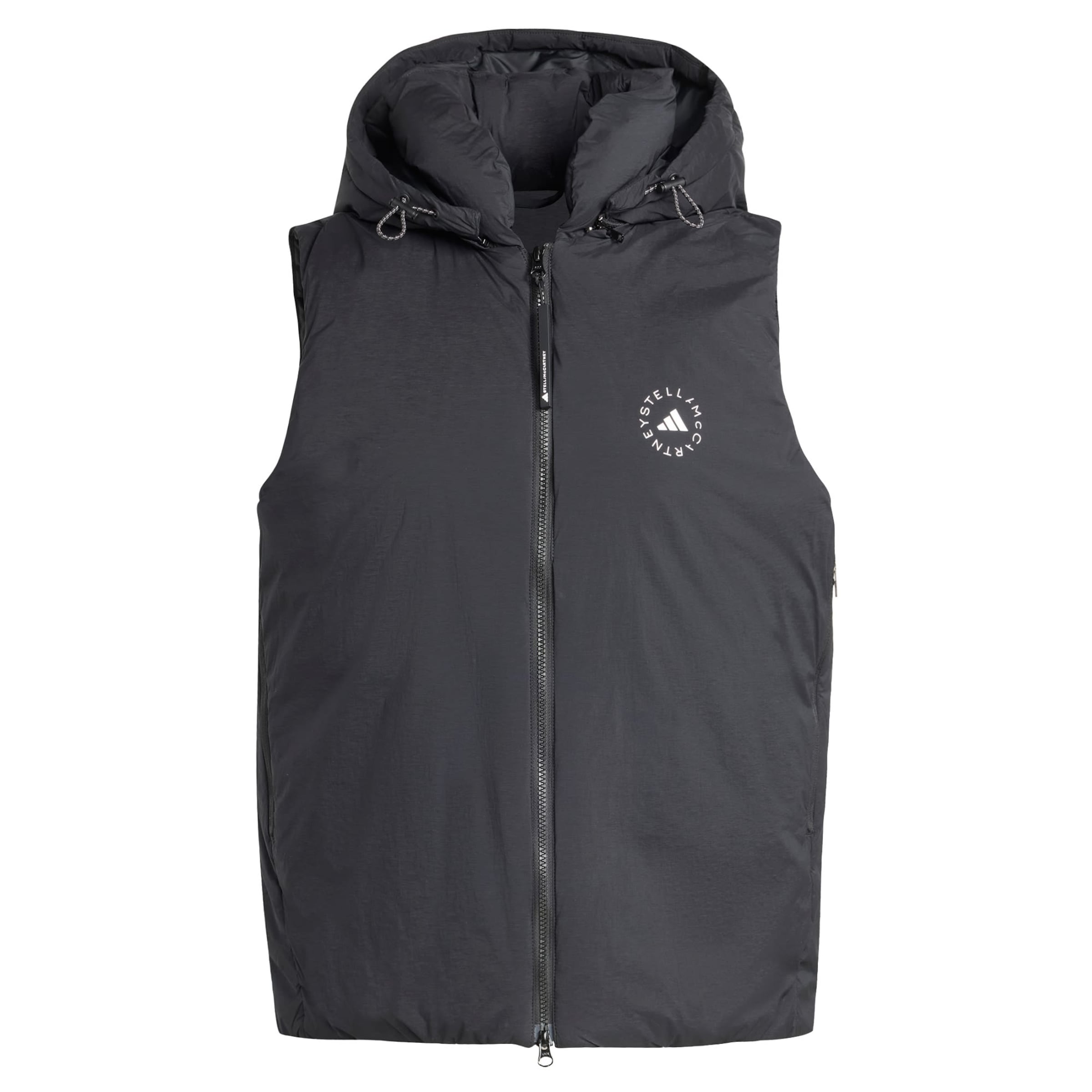 ADIDAS BY STELLA MCCARTNEY - Chaleco deportivo en negro: frente