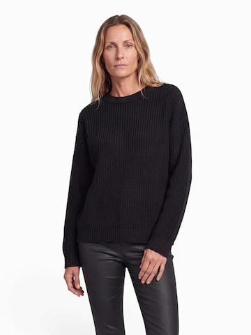 VERO MODA Sweater 'VMLEA' in Black: front
