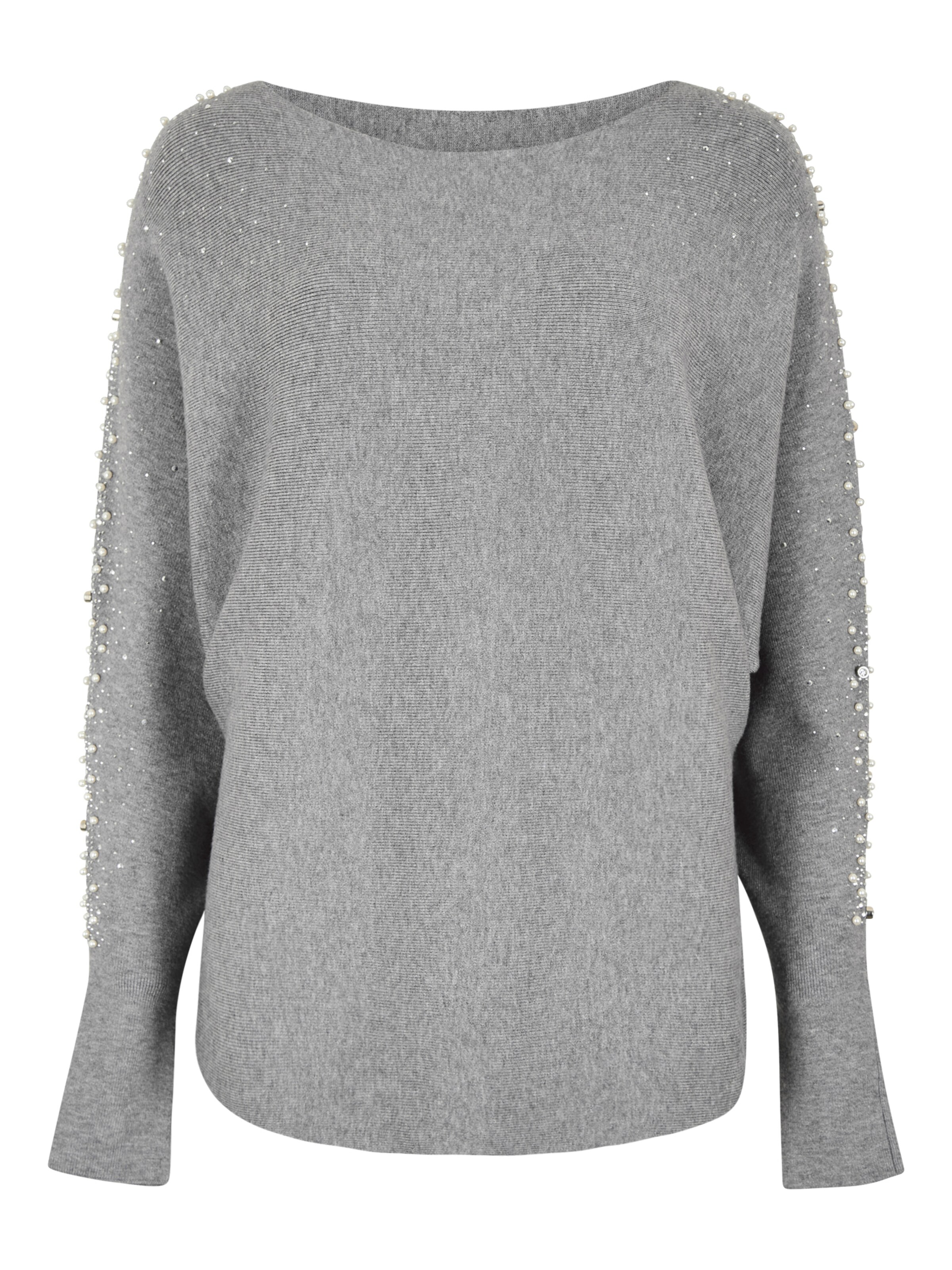 Apricot Sweater in Grey: front