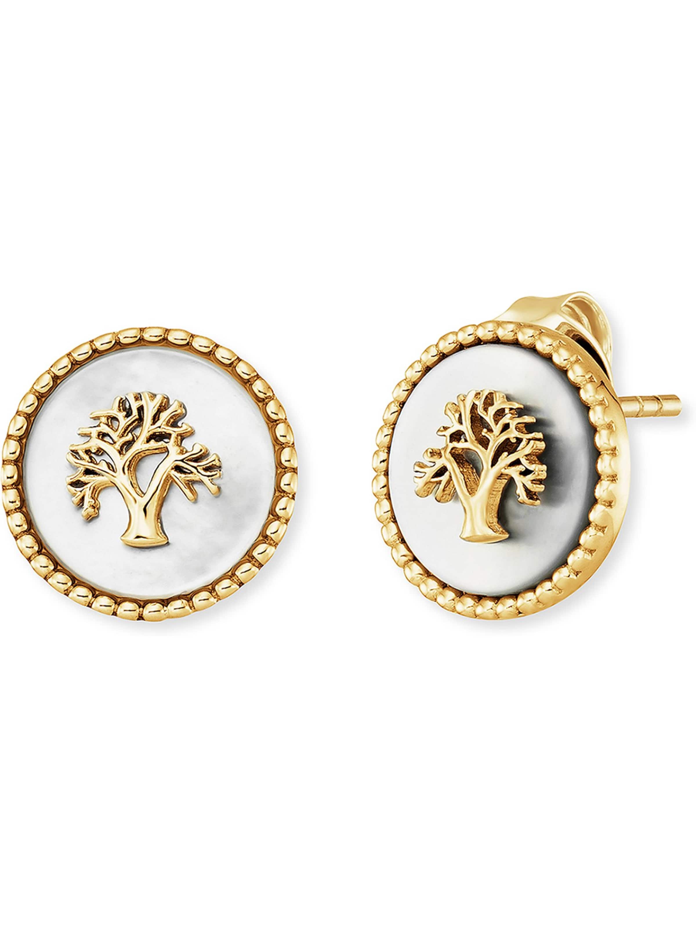 Engelsrufer Earrings in Gold: front