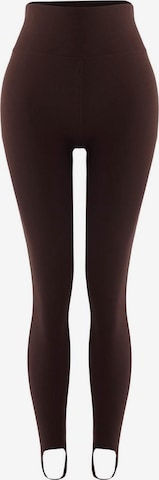 Trendyol Leggings in Brown: front