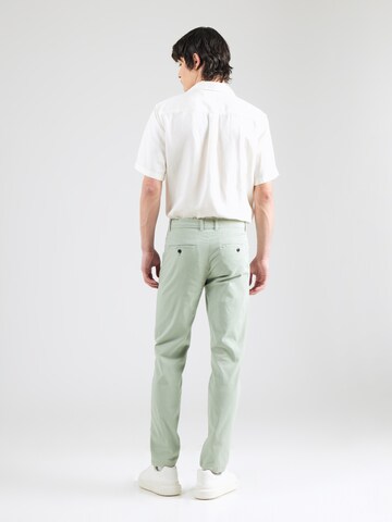 Lindbergh Slim fit Chino trousers 'Superflex' in Green