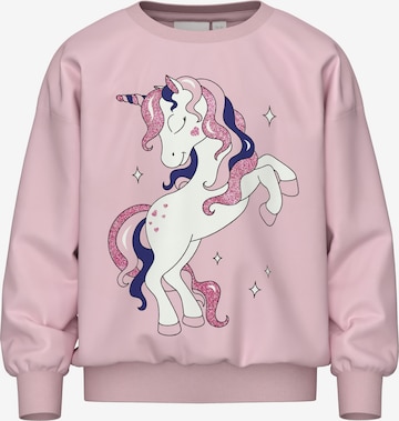 NAME IT Sweatshirt 'VISUS' i blå