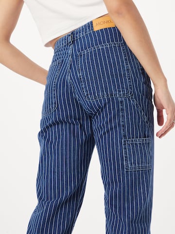 Monki Regular Jeans i blå