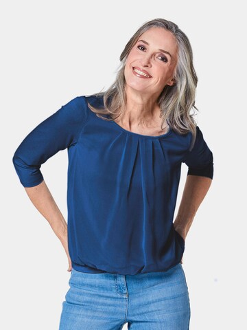 Goldner Blouse in Blauw: voorkant