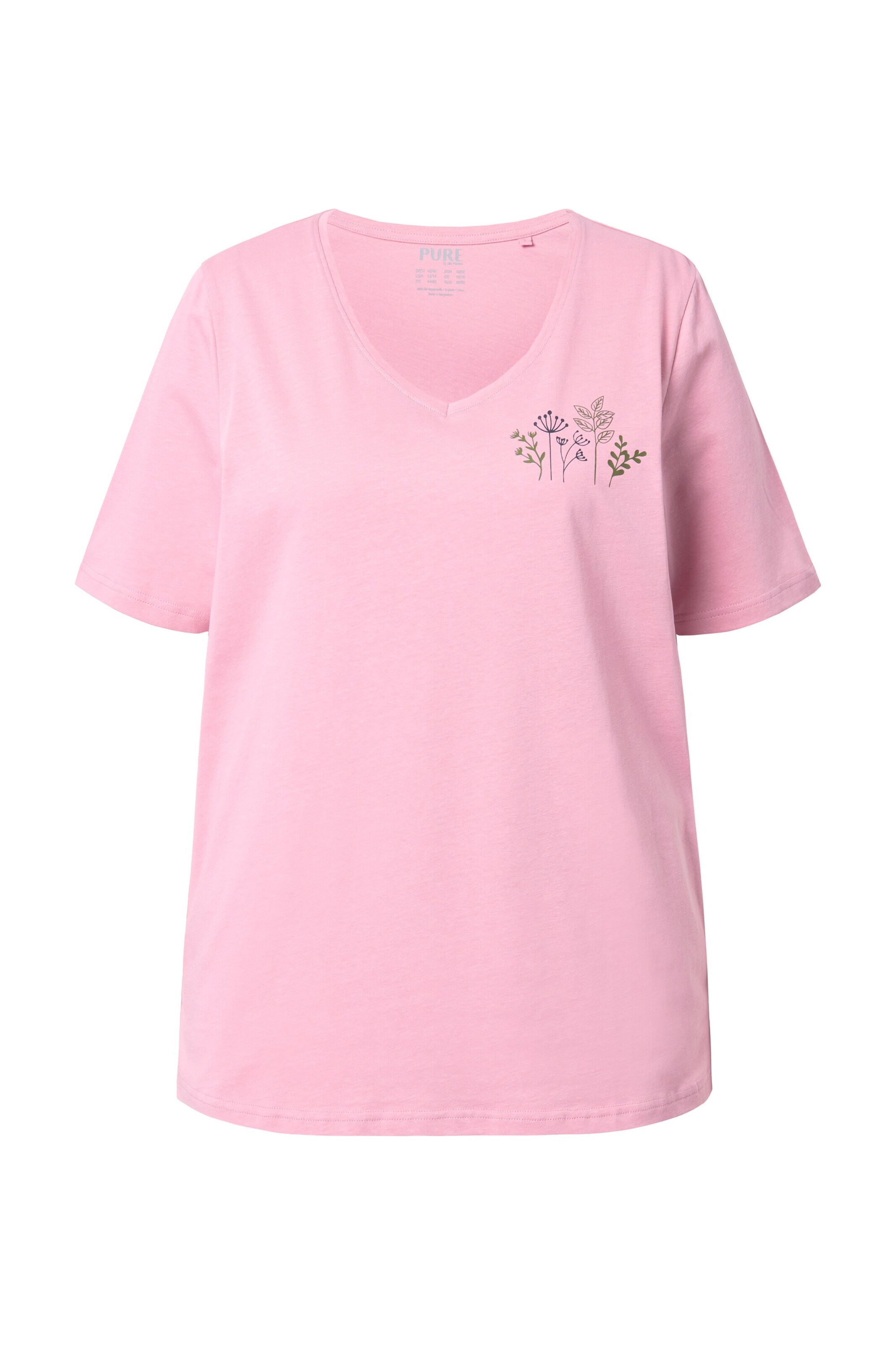 Ulla Popken Pajama in Pink: front