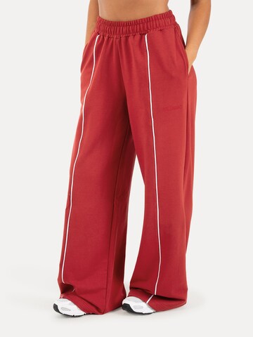 Smilodox Loosefit Jogginghose ' Veyt ' in Rot