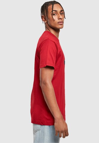 Mister Tee - Camiseta 'Weekend Wolf' en rojo