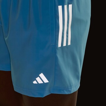 ADIDAS PERFORMANCE Regular Workout Pants 'Own The Run' in Blue