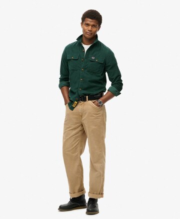 Coupe regular Chemise 'Trailsman' Superdry en vert