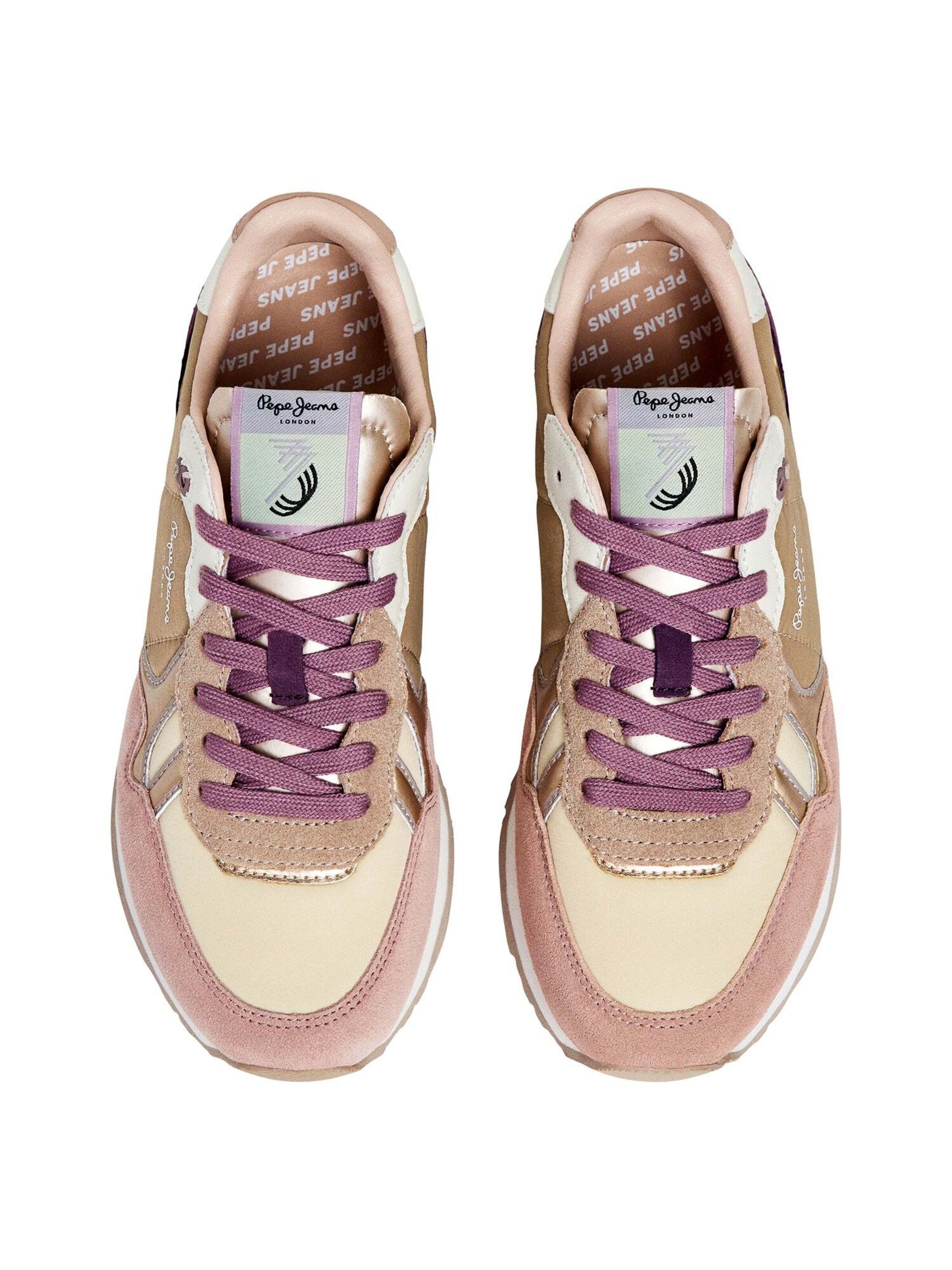 Pepe Jeans Sneakers 'Brit Back W' in Brown