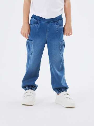 NAME IT Tapered Jeans 'Bella' in Blauw: voorkant