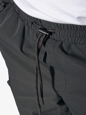 Loosefit Pantalon cargo 'Oluhelm' Jan Vanderstorm en gris