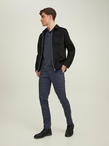 JACK & JONES Normální Chino kalhoty 'MARCO' – modrá